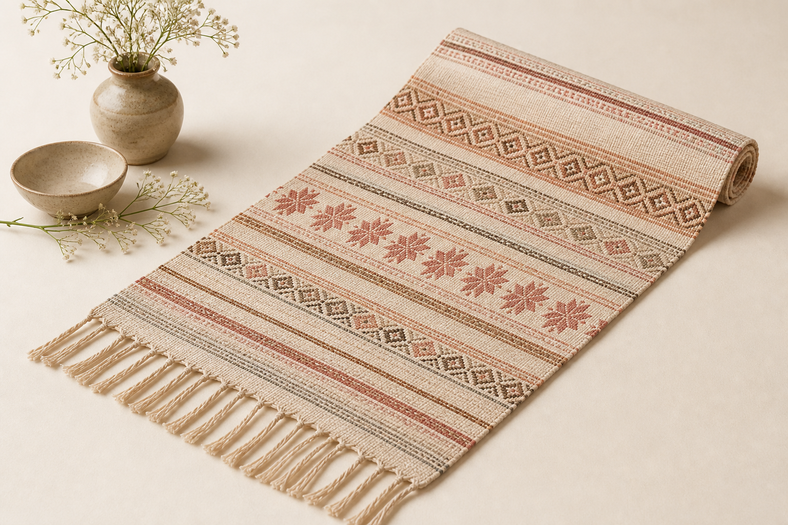 Cotton Table Runner